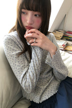 RAINY韓系優しい小花長袖下地26FA22848Y
