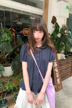 RAINY可愛いドールネックレースシャツ26SA43860J