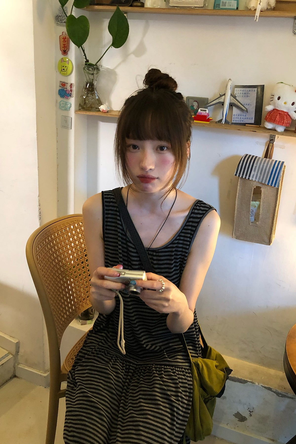 RAINY細ストライププリーツポケットタンクトップスカート26SC23867J