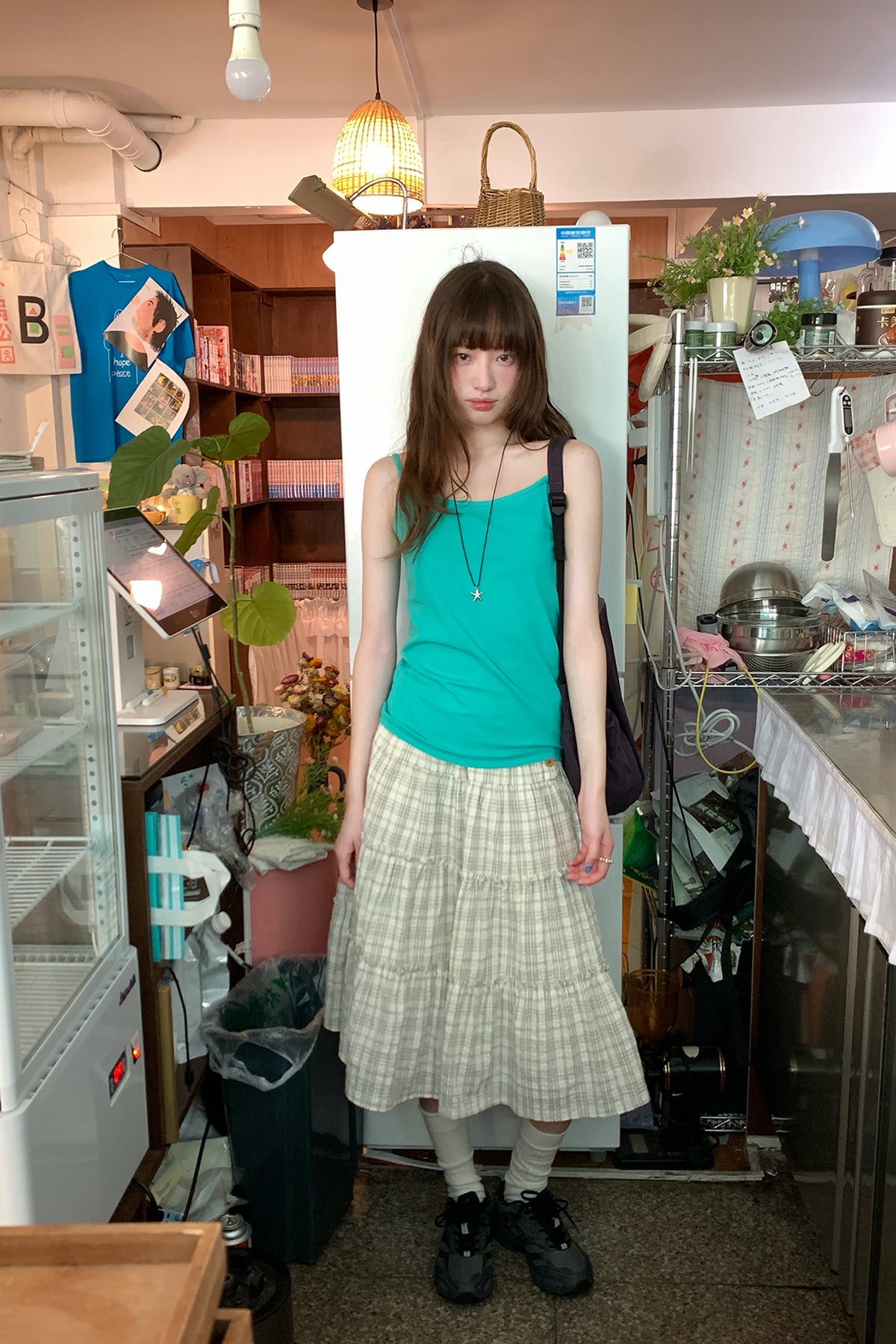 RAINY古早感斜め肩Tシャツ2枚セット26SA23866J