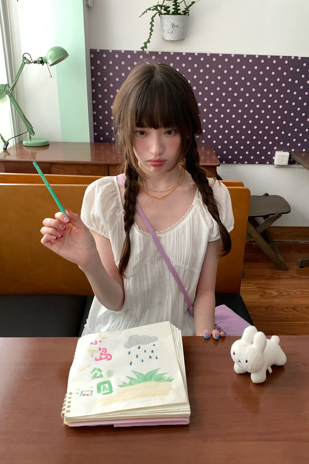 RAINY清涼甘美Vネックシャツ26SA43851S