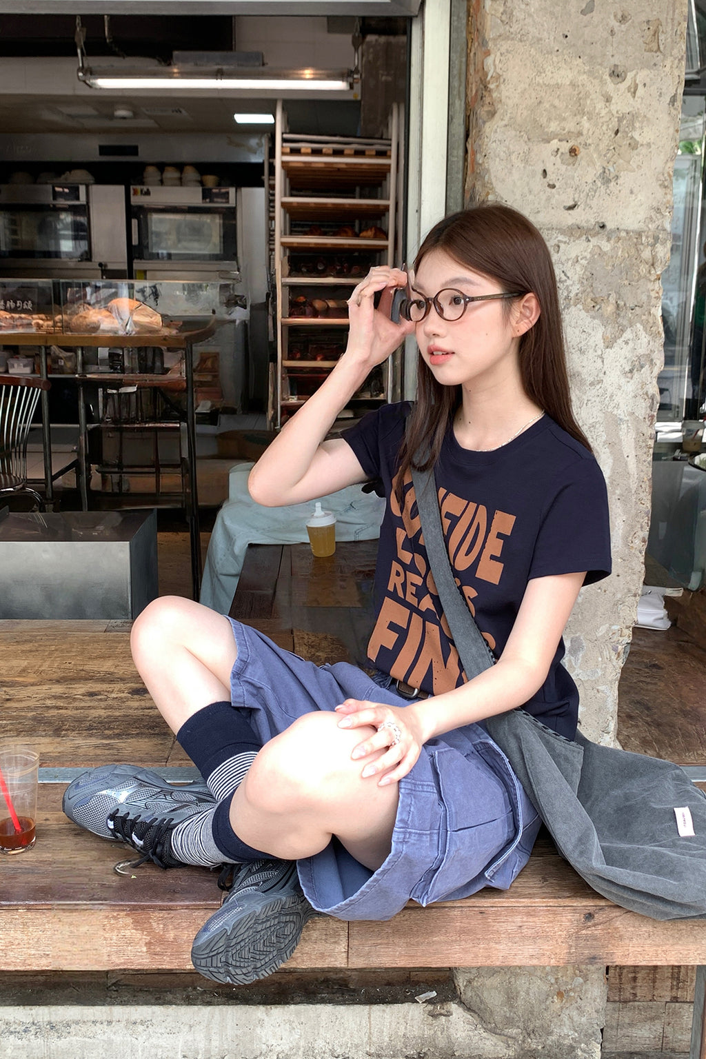 RAINYマルチポケットスタッズハイウエストストレートパンツ26SB23763X