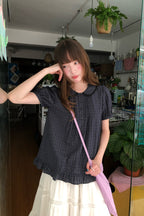 RAINY可愛いドールネックレースシャツ26SA43860J