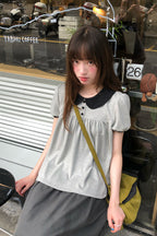 RAINYドットドールネックカラーTシャツ26SA23850S