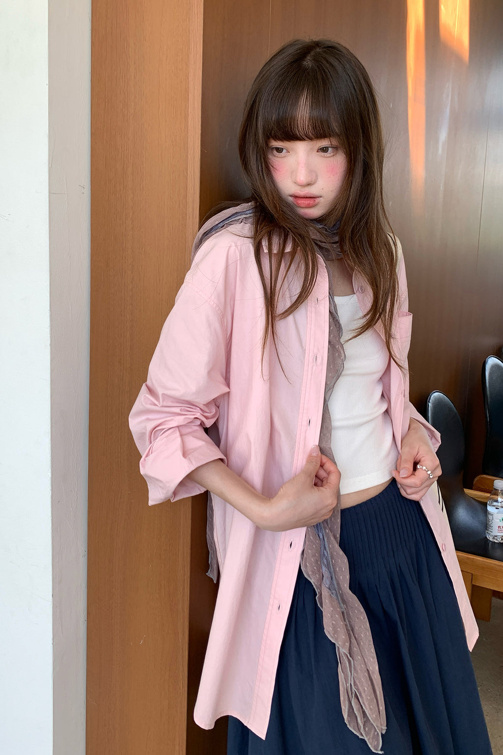 RAINYのカジュアルな開襟シャツ26FA43930Q
