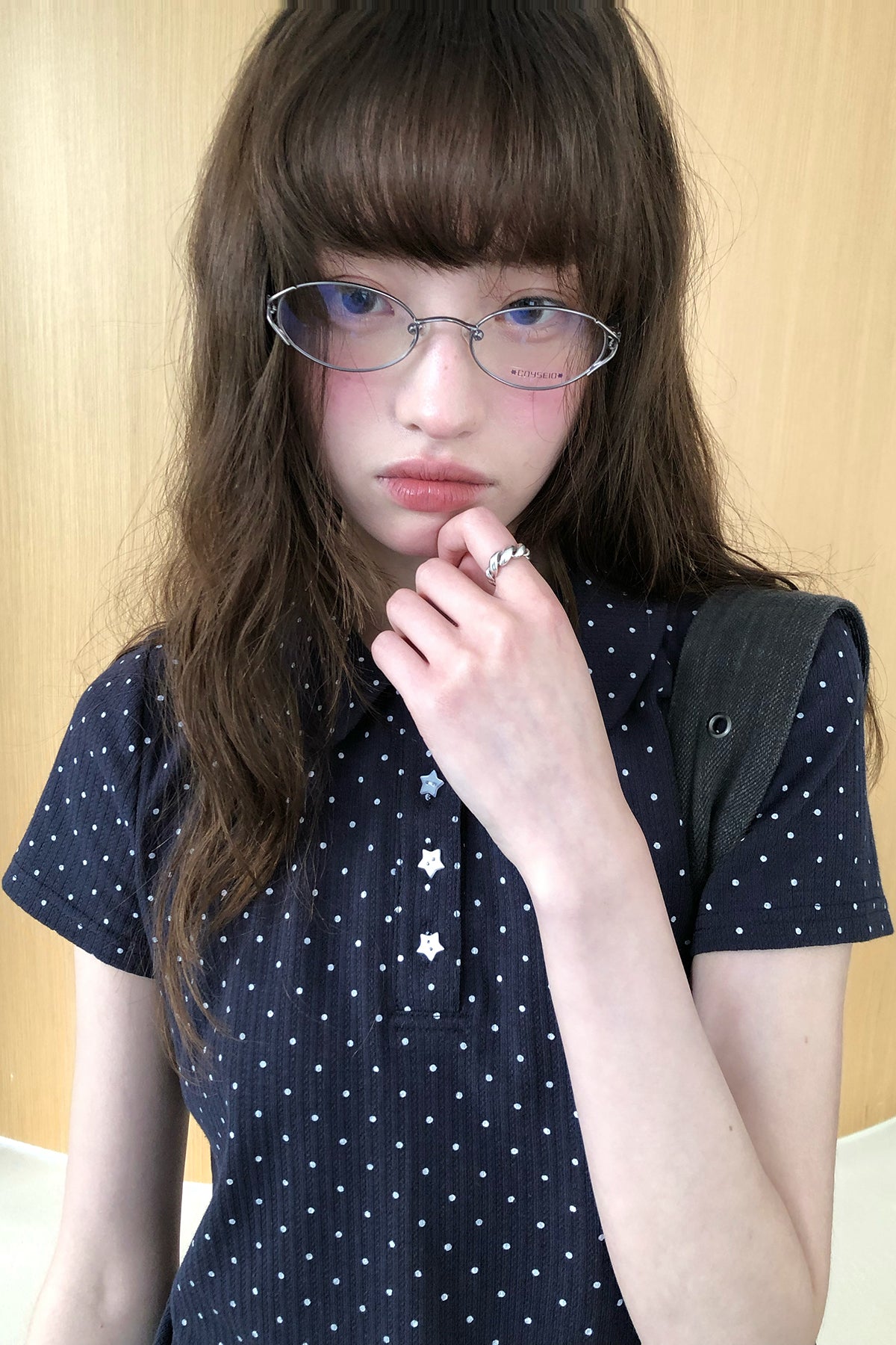 RAINY韓系甘さドールネックTシャツ26SA23732X
