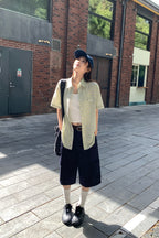 RAINY韓国版カジュアル日焼け止めチェックシャツ26SA43753J
