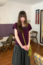 RAINY古早感斜め肩Tシャツ2枚セット26SA23866J