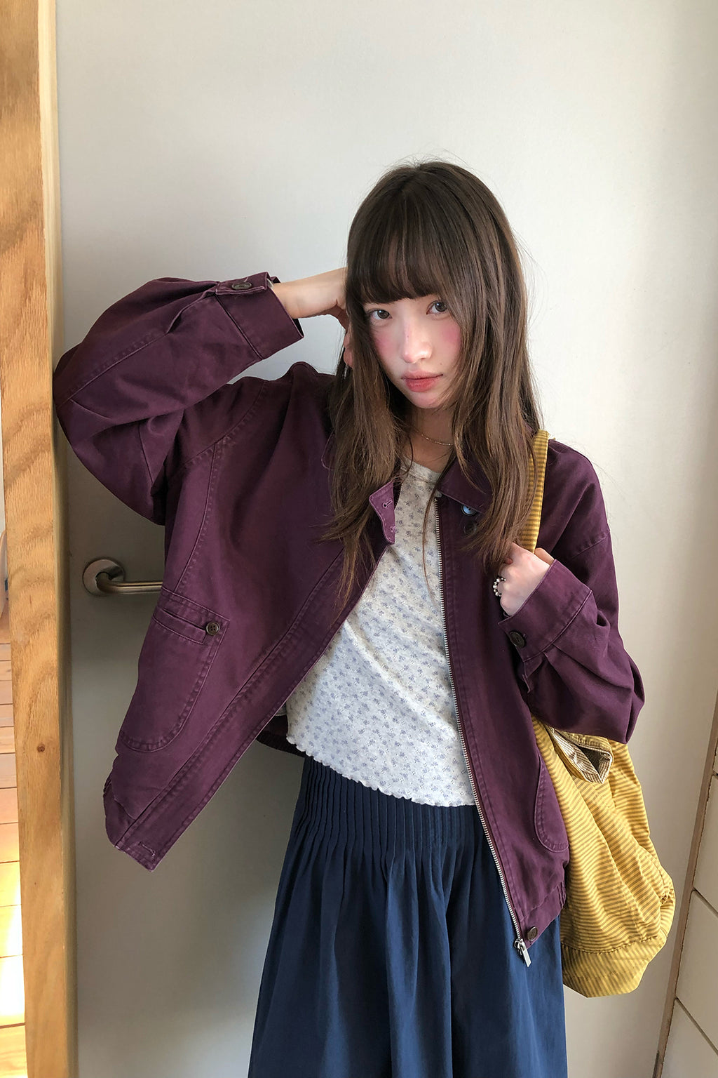 RAINY ヴィンテージ風古着風ショートコート26FD13892X