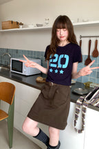 RAINYデジタルプリントラウンドネック半袖Tシャツ26SA23739Y