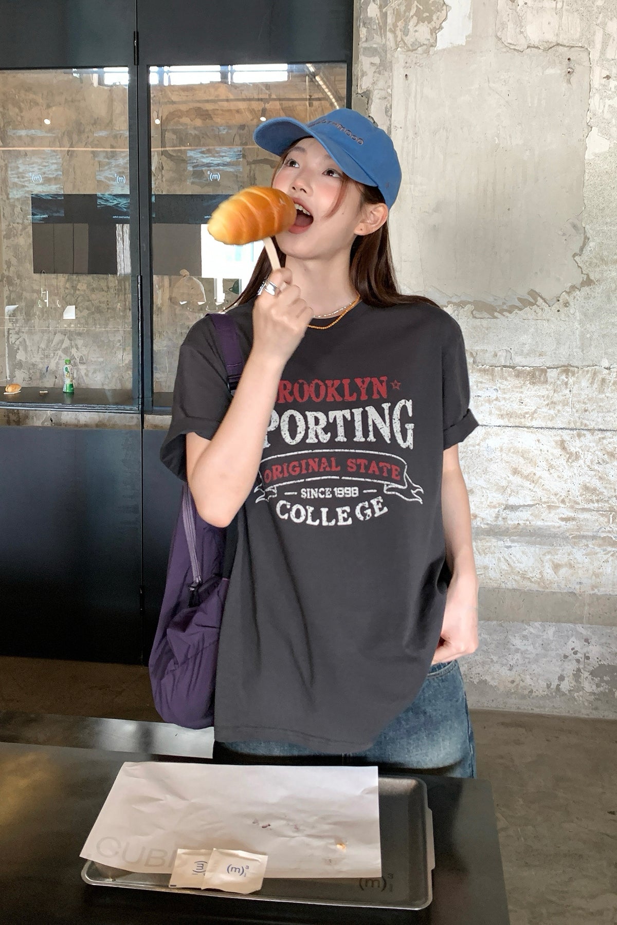 RAINYまだらアルファベットTシャツ26SA23845J