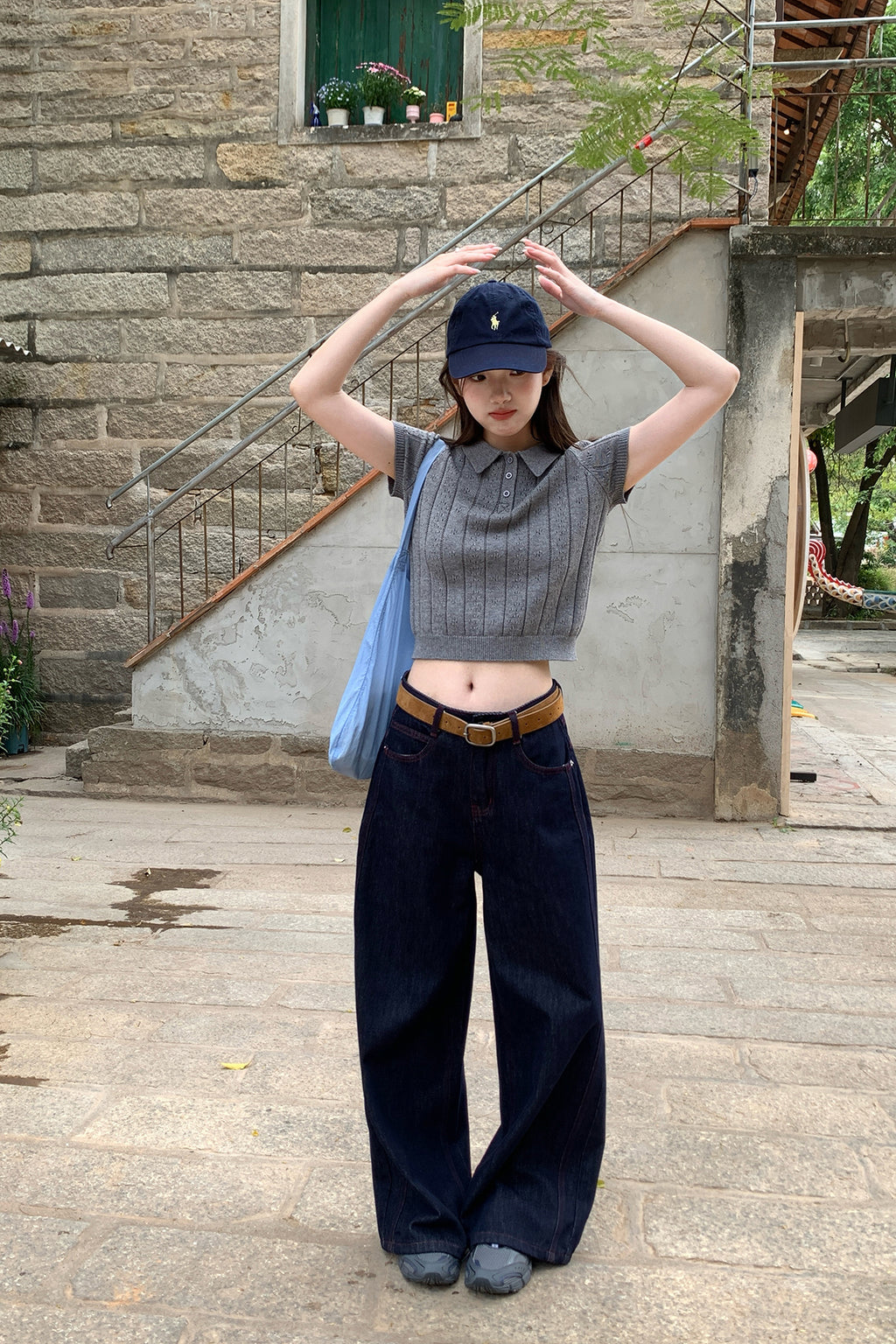 RAINYニット短袖ポロシャツTシャツ26SA23714Q
