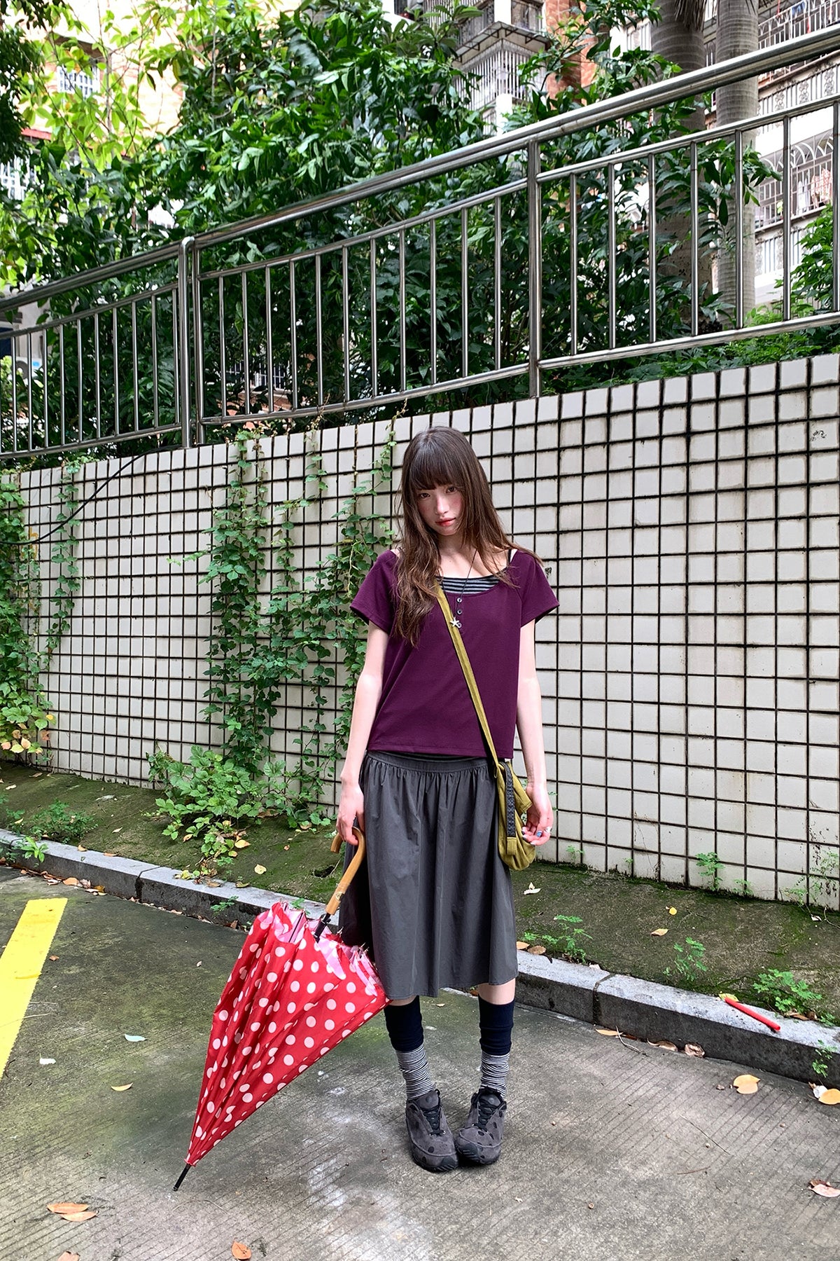 RAINY古早感斜め肩Tシャツ2枚セット26SA23866J