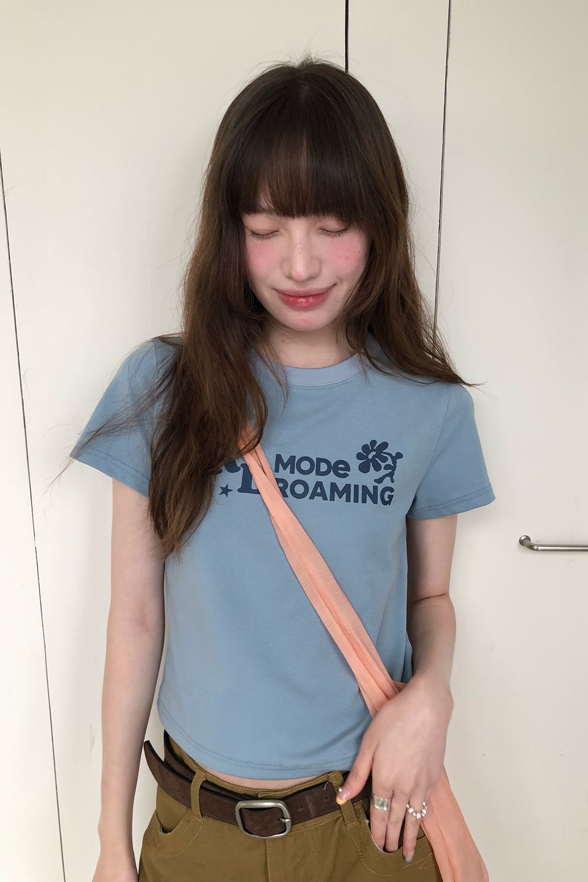 RAINYしゃれ花アルファベットTシャツ26SA23831X