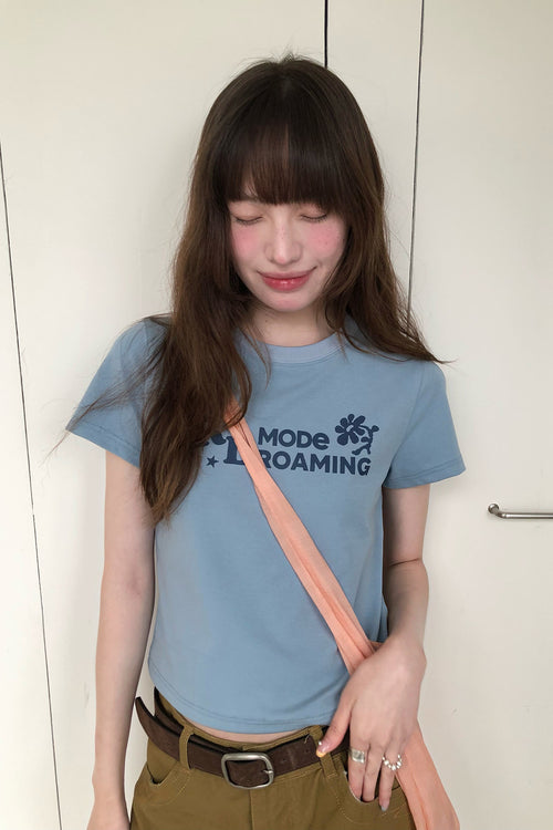 RAINYしゃれ花アルファベットTシャツ26SA23831X