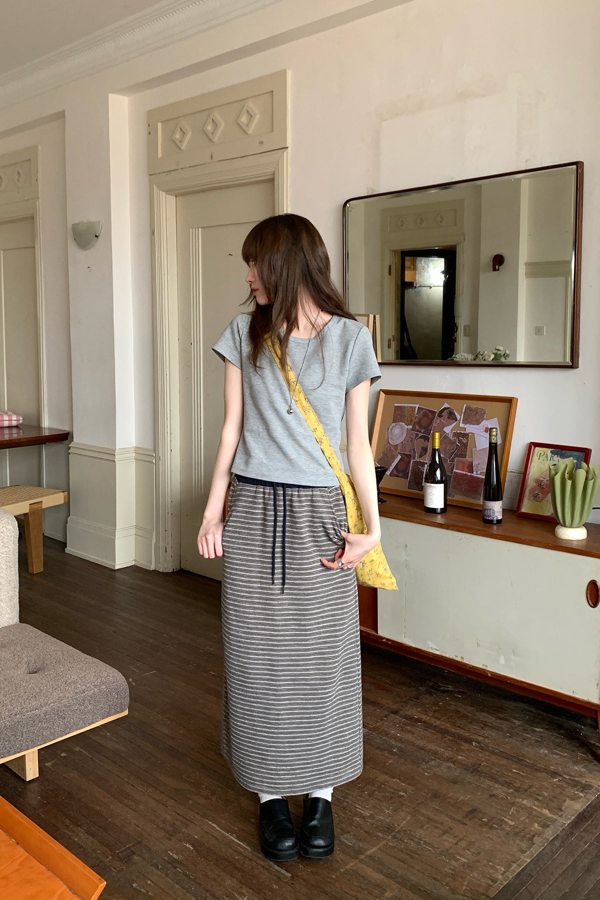 RAINYクラシックフィットワッフルTシャツ26SA23710Y