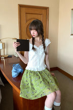 RAINYスウィートフィット少女感木耳もとブラウス26SA33685X
