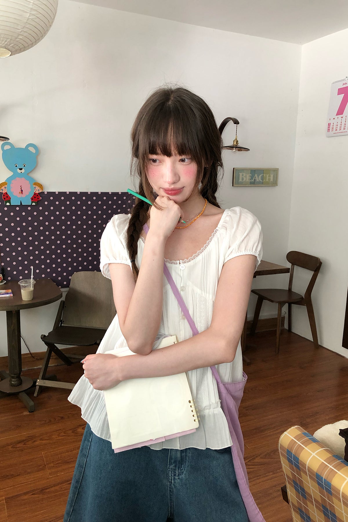RAINY清涼甘美Vネックシャツ26SA43851S
