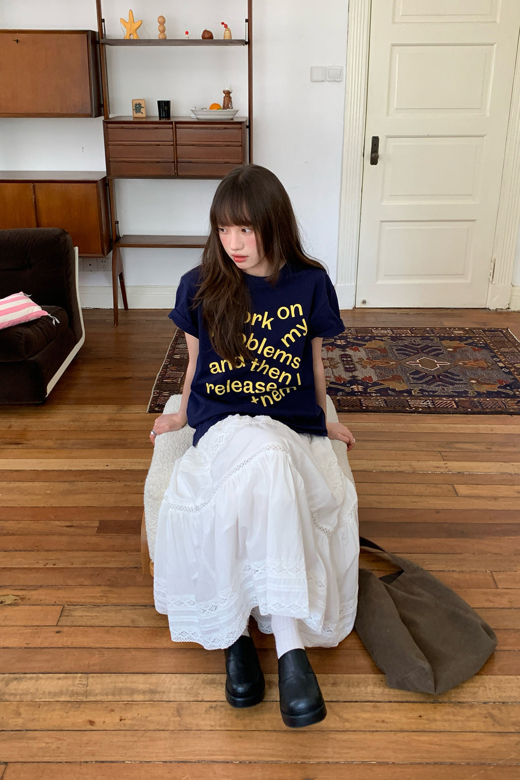 RAINY 固定シリーズのカジュアルなカジュアルプリントTシャツ25SA23299C