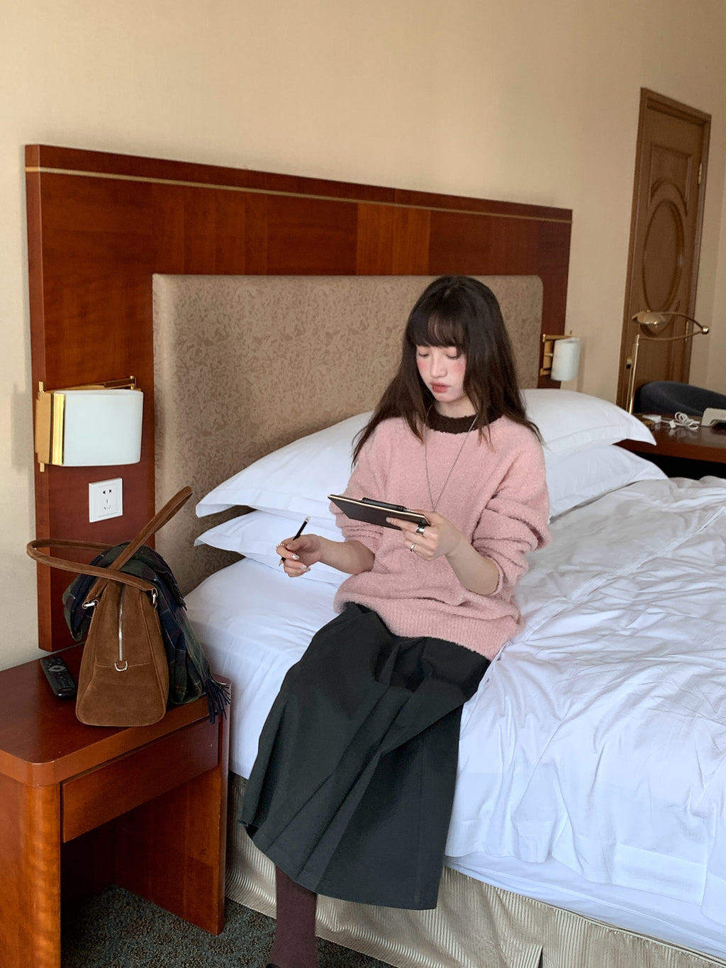 RAINYギャザーミディアムブレザースカート