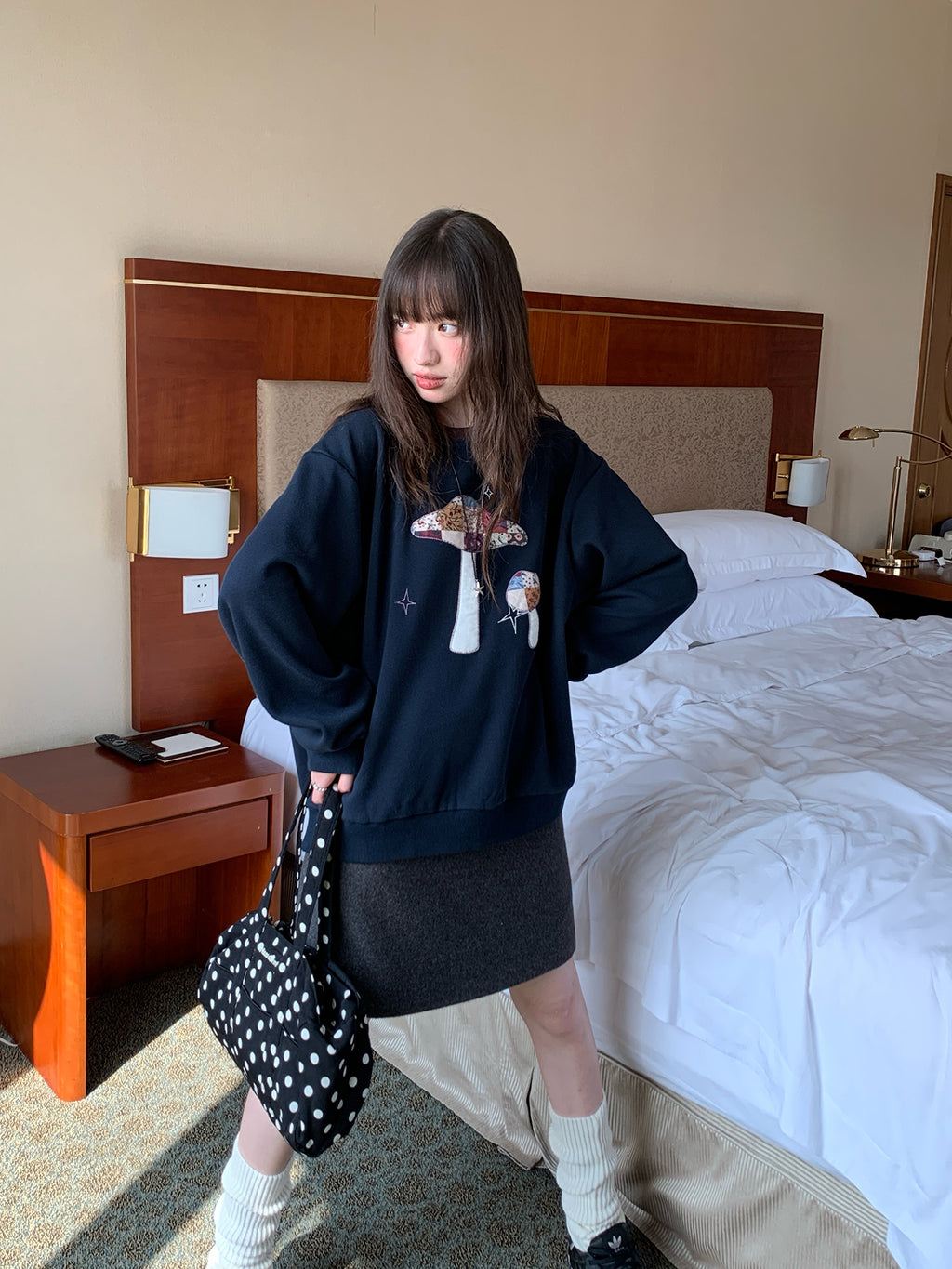 RAINY シンプル 韓国風 万能 ウール ミディスカート 秋冬 レディース ゆったり ハイウエスト ストレート ショートスカート スタイリッシュデザイン