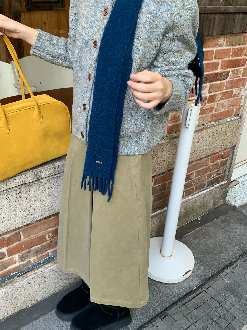 RAINYギャザーミディアムブレザースカート