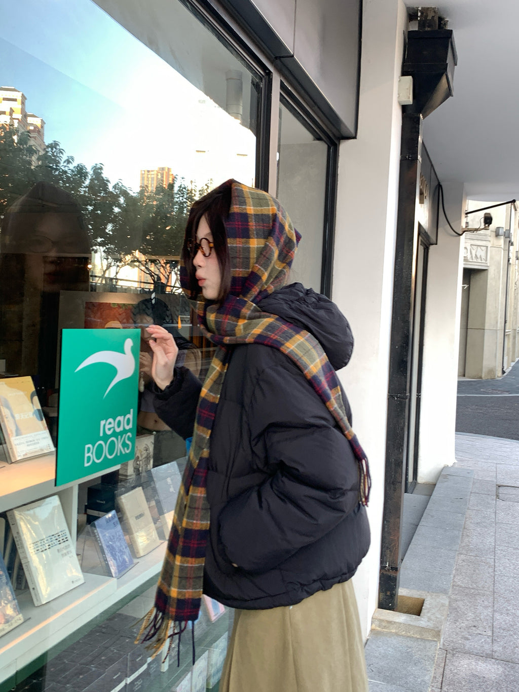 RAINYフード90ホワイトダックダウンダウンジャケット