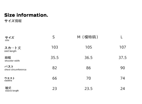 Size info