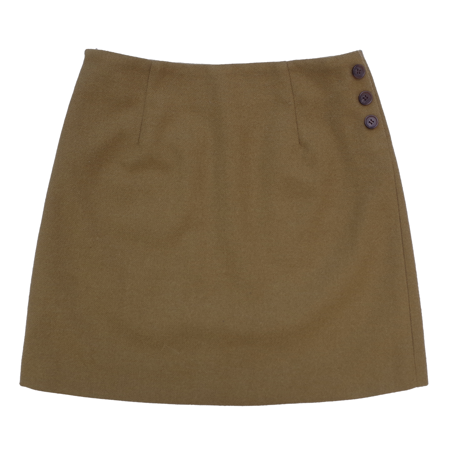 RAINYシンプルショート丈ミリタリーツイードスカート