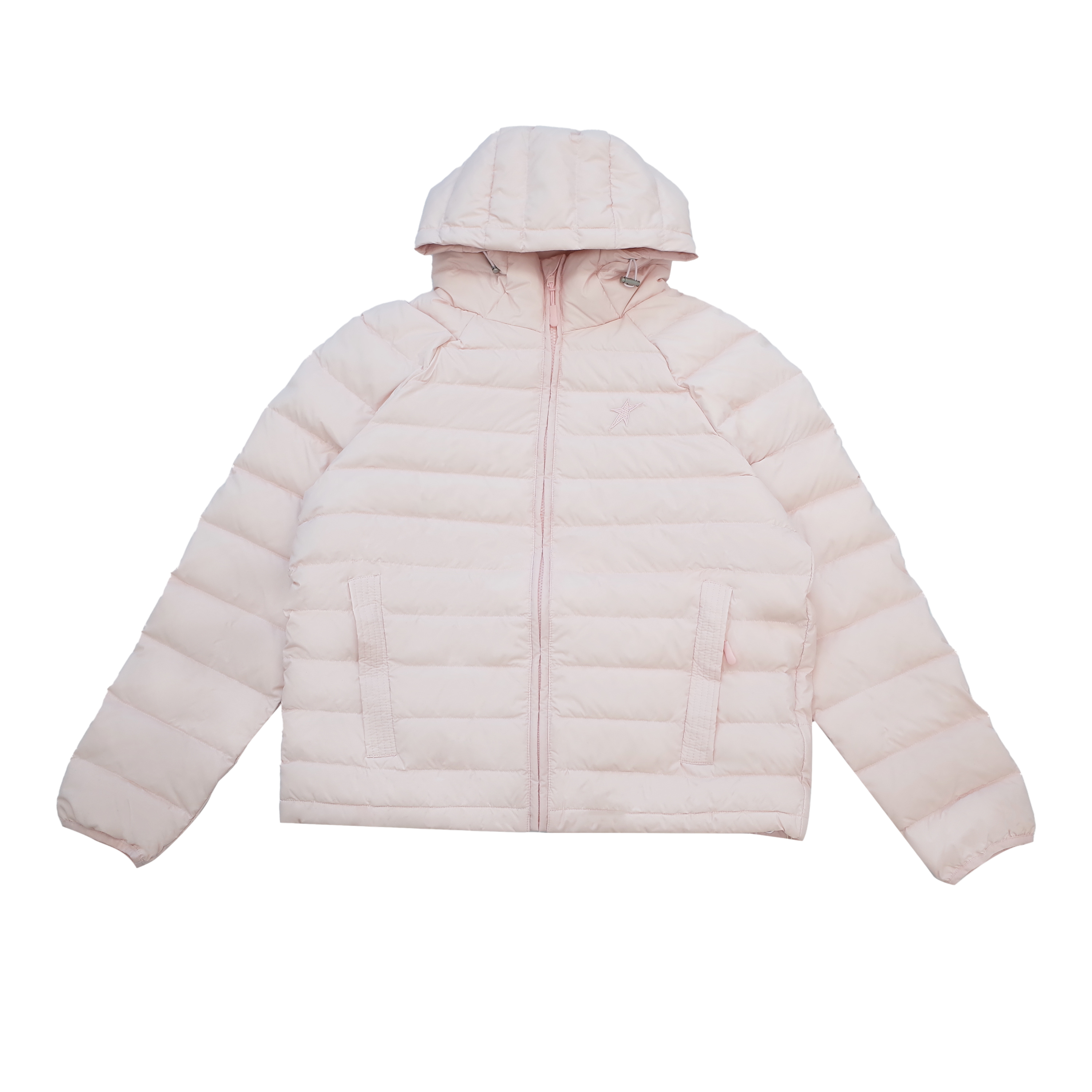 RAINY軽量連帽スペアリブダウンジャケット