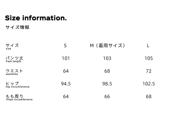 Size info