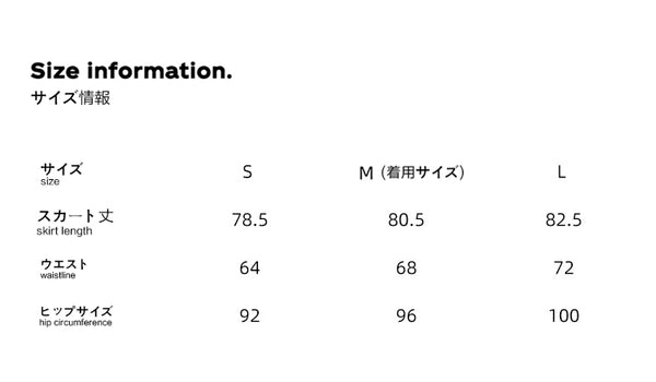 Size info