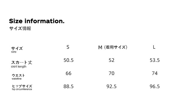 Size info