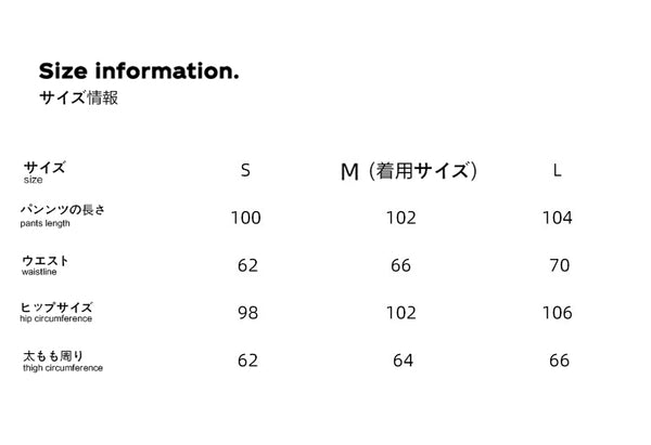 Size info